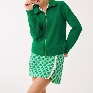 Bamboo Green Eleni Zip-Up Jacket by Lilly Pulitzer